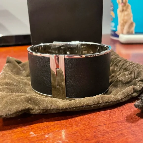 Women's Michael Kors Metallic Wide Turn Lock Cuff Bracelet